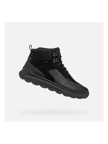 Black men's ankle boots Geox Spherica 4X4 ABX - Men's