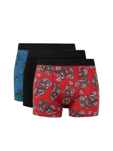 DEFACTO Animal Printed 3-Pack Boxer