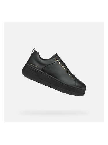 Black Women's Geox Spherica Ecub-2 Sneakers - Women's
