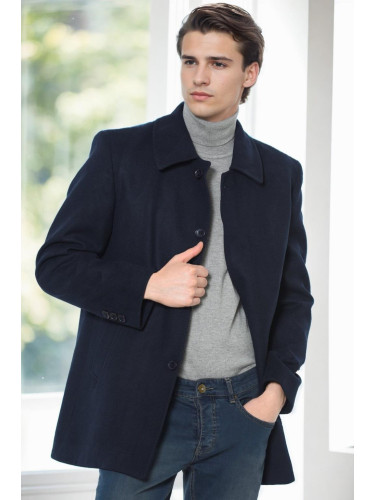 PLT8206 DEWBERRY MEN'S COAT-NAVY BLUE-1