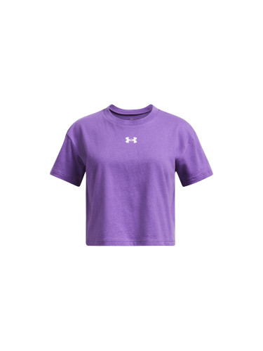 Girls' T-shirt Under Armour CROP SPORTSTYLE LOGO SS