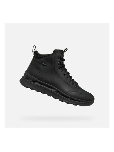 Black men's ankle boots Geox Spherica Actif X2 - Men