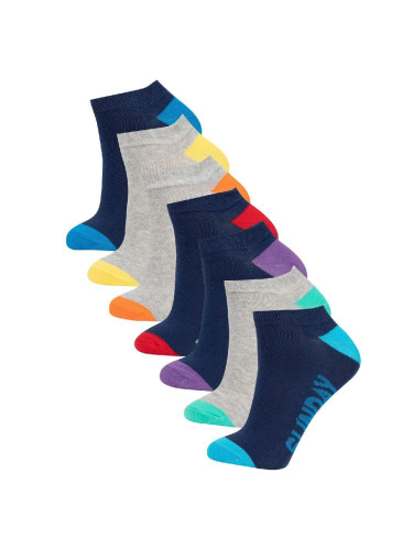 DEFACTO Size 7-Pack Cotton Ankle Socks