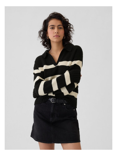 GAP Striped Polo Sweater - Women's