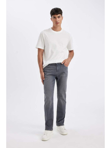 DEFACTO Denim Trousers Gray