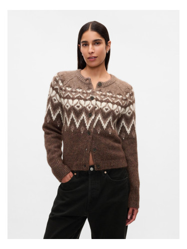 GAP Crop cardigan Fair Isle - Women's