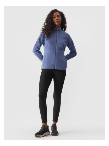 Women's sweatshirt with stand-up collar 4F