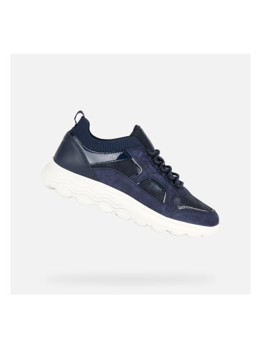 Dark blue women's sneakers Geox Spherica - Women's