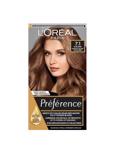 L\'Oréal  PREFERENCE 7.1 Ash Blonde