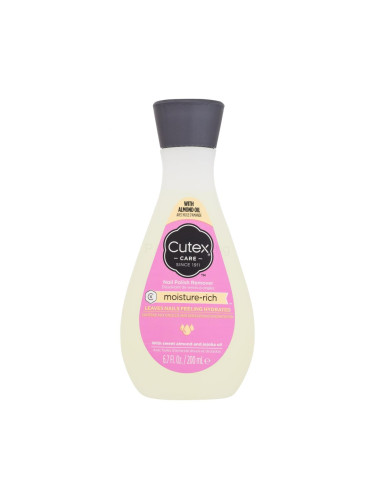 Cutex Moisture-Rich Nail Polish Remover Лакочистител за жени 200 ml