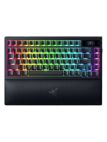  Механична клавиатура Razer - BlackWidow V4 Pro, безжична, ISO, Razer Mechanical, RGB, черна