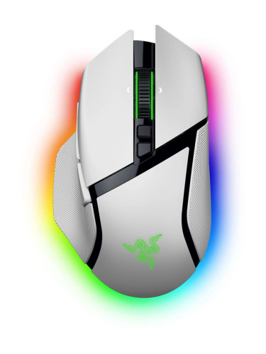  Гейминг мишка Razer - Basilisk V3 Pro 35K, оптична, безжична, бяла