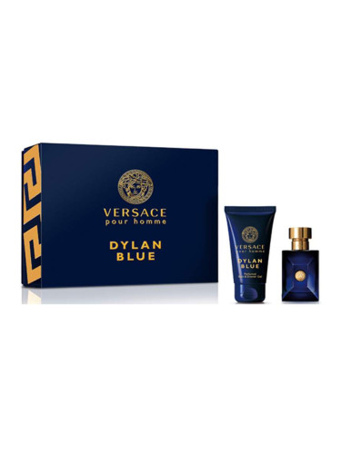 Versace Dylan Blue Комплект за мъже EDT тоалетна вода 30 ml + душ гел 50 ml