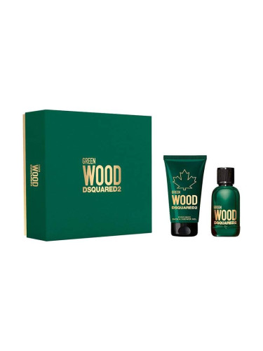 Dsquared2 Wood Green комплект за мъже тоалетна вода 30 мл и душ гел 50 мл (EDT30+SG50)