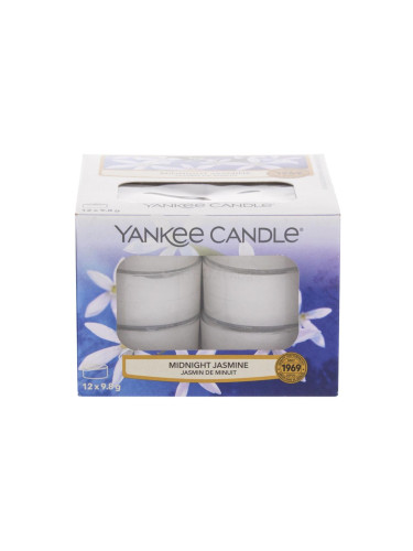 Yankee Candle Midnight Jasmine Ароматна свещ 117,6 g промяна на цвета