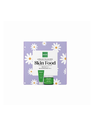 Weleda Skin Food Nourishing Body Care Подаръчен комплект Масло за тяло Skin Food Body Butter 150 ml + крем за лице и тяло Skin Food Face and Body Cream 75 ml