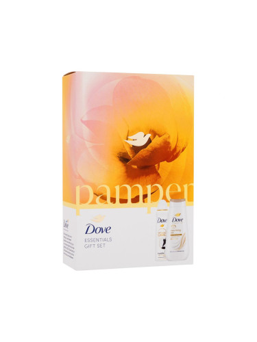 Dove Pamper Gift Set Подаръчен комплект душ гел Nourishing Silk 225 ml + антиперспирант Invisible Dry 72H 150 ml