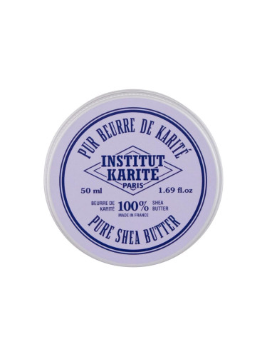 Institut Karité Pure Shea Butter Масло за тяло за жени 50 ml увредена опаковка