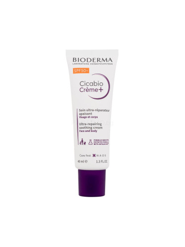 BIODERMA Cicabio Crème+ Ultra-Repairing Soothing Cream SPF50+ Крем за тяло 40 ml