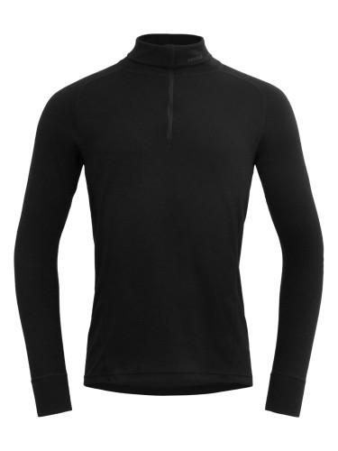 Devold Duo Active Merino 205 Zip Neck Man Black M Tермобельо