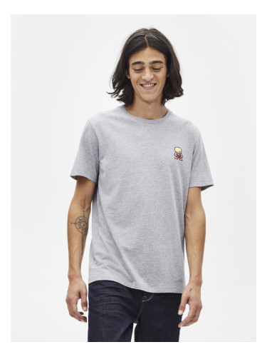 Celio Lsebar T-shirt Siv