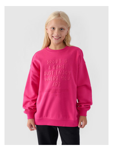 Girls' sweatshirt 4F