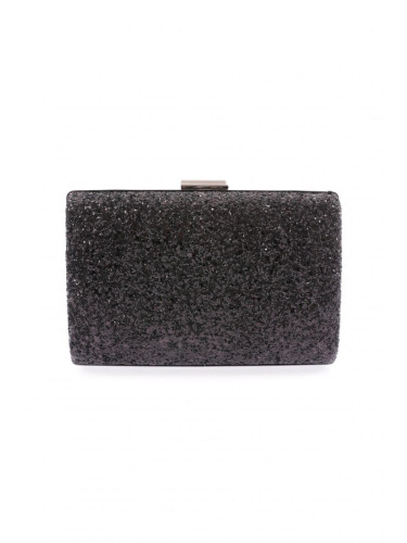 DGN 275-22y Women's Evening Dress Clutch Bag Sequined Black