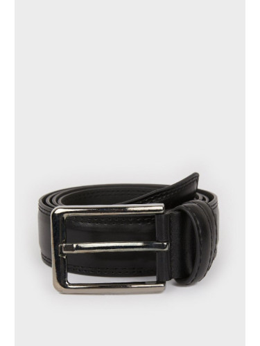 DEFACTO Men's Faux Leather Classic Belt