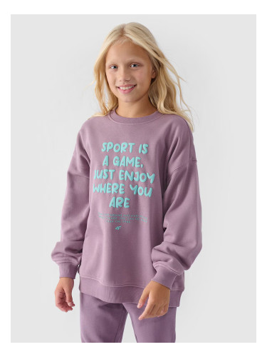 Girls' sweatshirt 4F