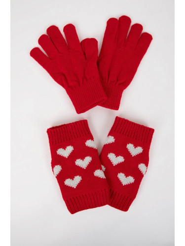 DEFACTO Women's Knitted Gloves