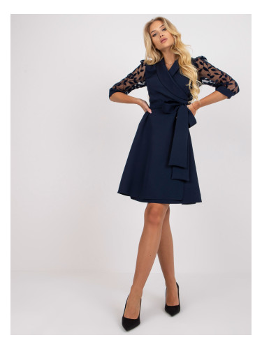 Dress-LK-SK-508772.77P-navy blue