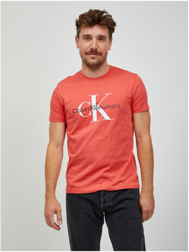 Orange Men's T-Shirt Calvin Klein Jeans - Men