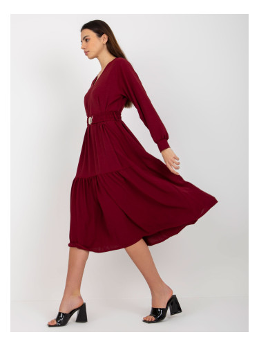 Dress-TW-SK-BI-2021706.93P-burgundy