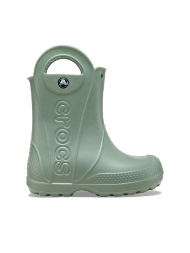 Гумени ботуши Crocs Handle Rain Boot Kids 12803 Зелен