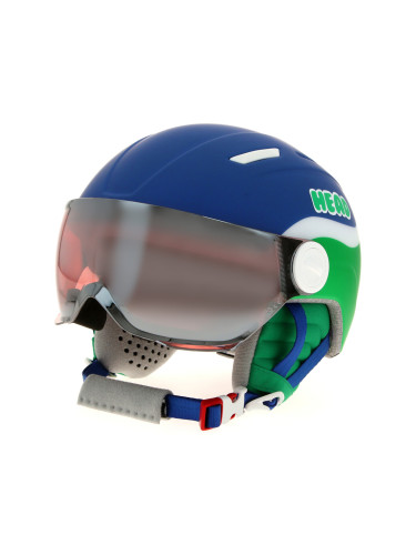 Скиорска каска Head Mojo Visor Blue/Green 328234 Син