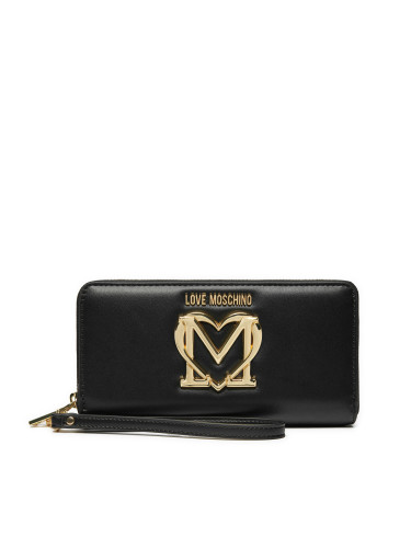 Голям дамски портфейл LOVE MOSCHINO JC5712PP0LKC0000 Черен