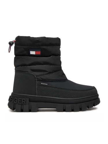 Апрески Tommy Hilfiger Fur Boot T3X5-33715-1695 S Черен