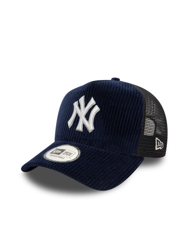 Шапка с козирка New Era MLB Cord Trucker Ne 60565523 Тъмносин