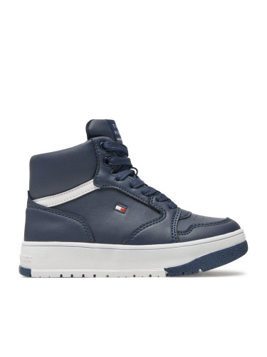 Сникърси Tommy Hilfiger Mid Cutlace-Up Sneaker T3X9-33641-1351 M Тъмносин