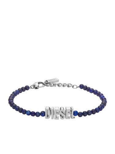 Гривна Diesel Blue Agate Beaded Bracelet DX1544040 Син