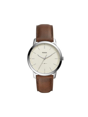 Часовник Fossil The Minimalist FS5439 Кафяв