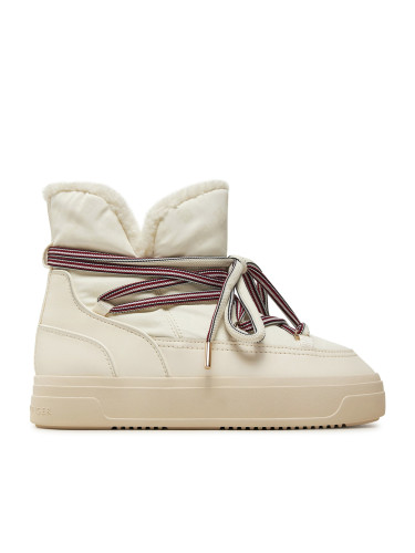 Апрески Tommy Hilfiger Snowboot Monogram Faux Fur FW0FW08389 Бежов