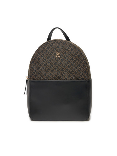 Раница Tommy Hilfiger Th Jacquard Backpack AW0AW17074 Черен