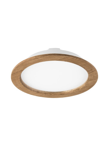 LED Лампа за окачен таван WOODY SPOT LED/23,5W/230V 4000K орех ø 23,5 см