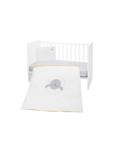 Kikkaboo Бебешки спален комплект 3 части Seally Me 41101030183