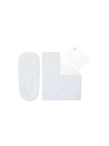 Kikkaboo Бебешки спален комплект за количка 6 части Stripy Friends 41101060147