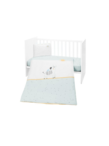 Kikkaboo Бебешки спален комплект 3 части Stripy Friends 41101030185