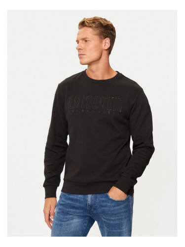 La Martina Тениска с дълъг ръкав ZMF311 FP571 Черен Regular Fit