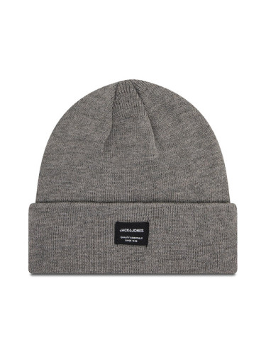 Jack&Jones Шапка Jacdna Beanie Noss 12092815 Сив