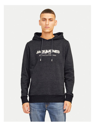 Jack&Jones Суитшърт Alvis 12256848 Черен Standard Fit